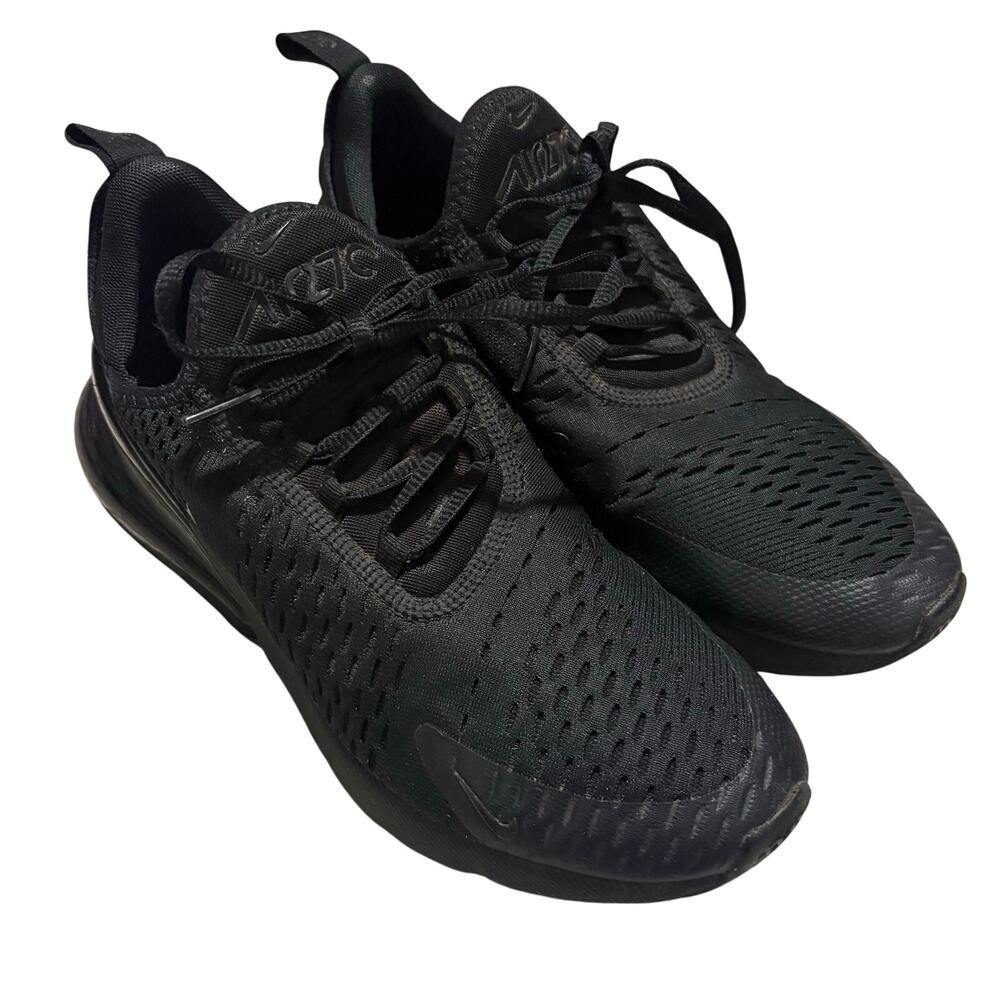 Nike Air Max 270 Triple Black Running Training Workout Casual Size 8 AH8050-005